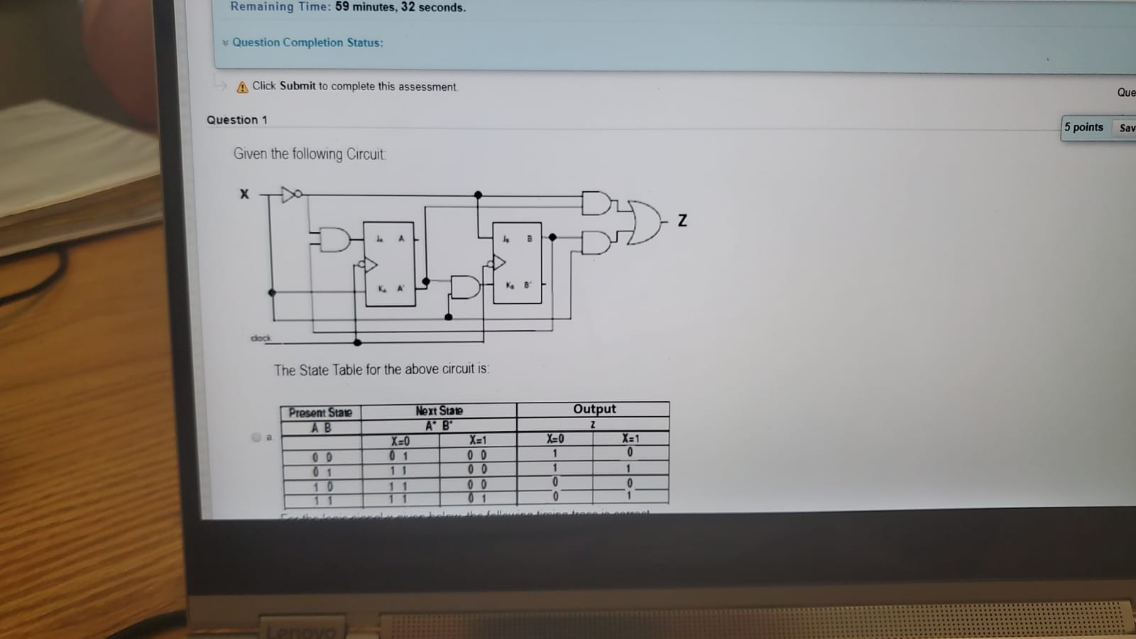 Solved Remaining time: 59 minutes, 32 seconds. * Question | Chegg.com