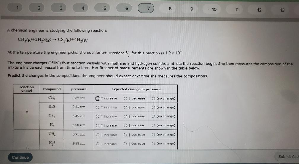 Solved 1 2 3 4 5 6 7 8 9 10 11 12 13 A chemical engineer is | Chegg.com