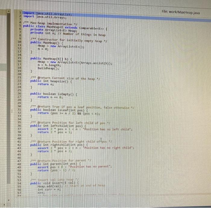 Solved Answer in Java please, use these files. Please use | Chegg.com