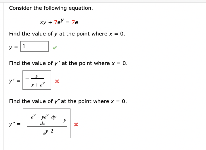 find the value of x and y class 7