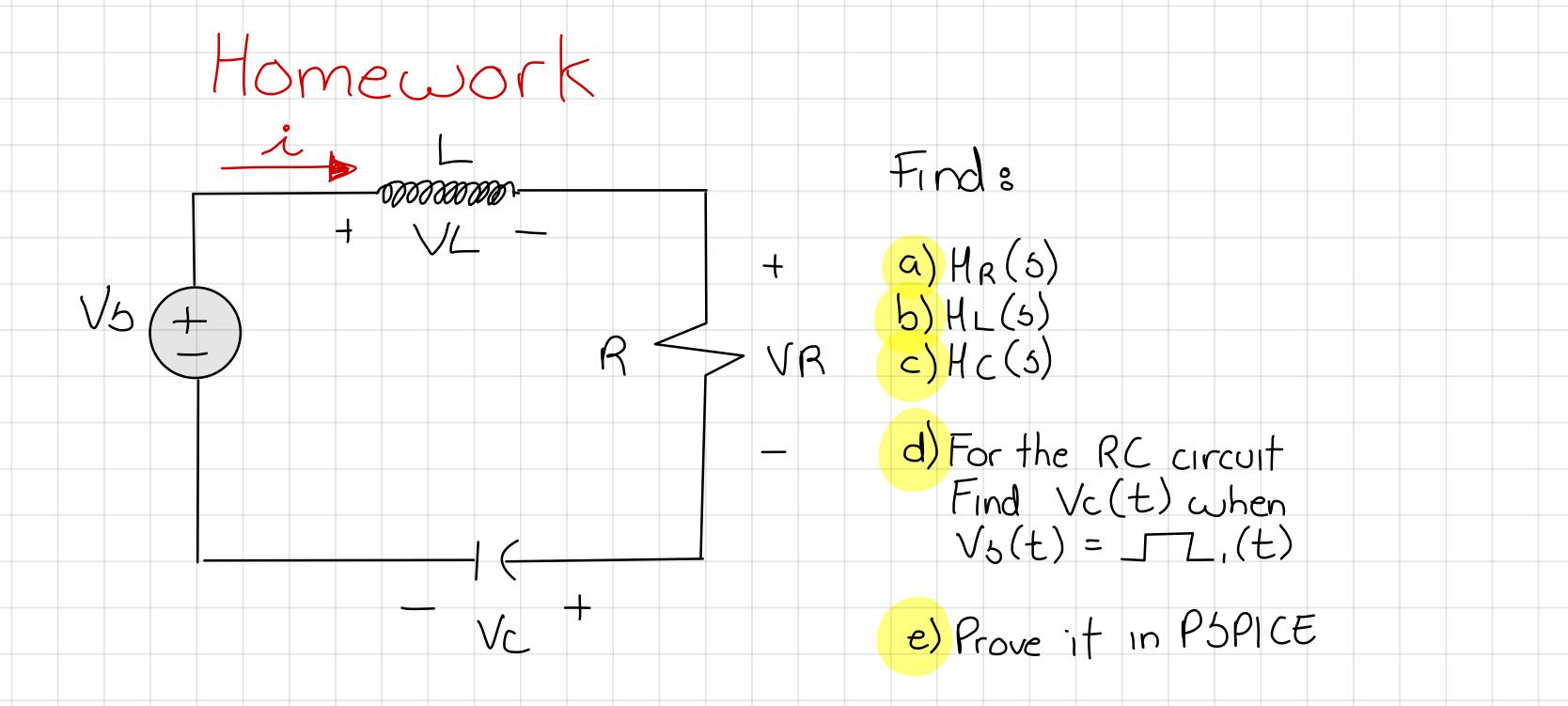 Solved Homework L Vl Find Vb R Ur A Hr 6 Chegg Com