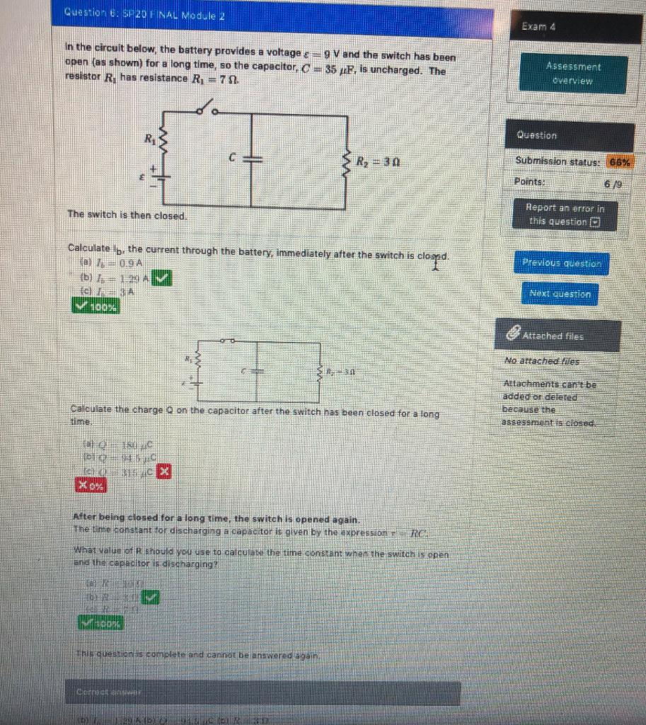 Solved In the circuit below, the battery provides a voltage | Chegg.com