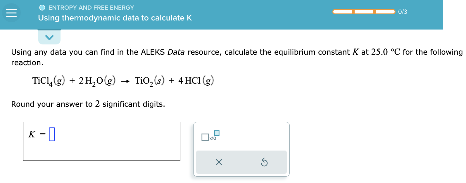 Solved Using any data you can find in the ALEKS Data