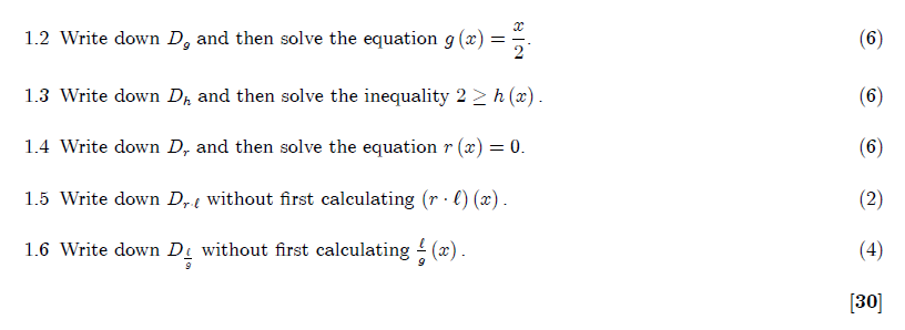 Solved Question 1 Suppose The Functions F G H R And I Chegg Com