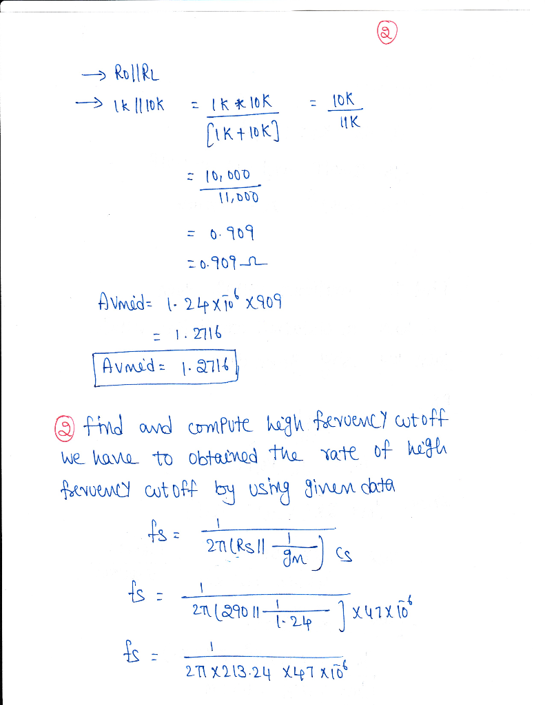 Solved Problem 2 Consider the CS amplifier shown on Figure | Chegg.com