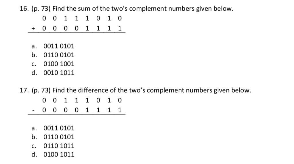 solved-16-p-73-find-the-sum-of-the-two-s-complement-chegg