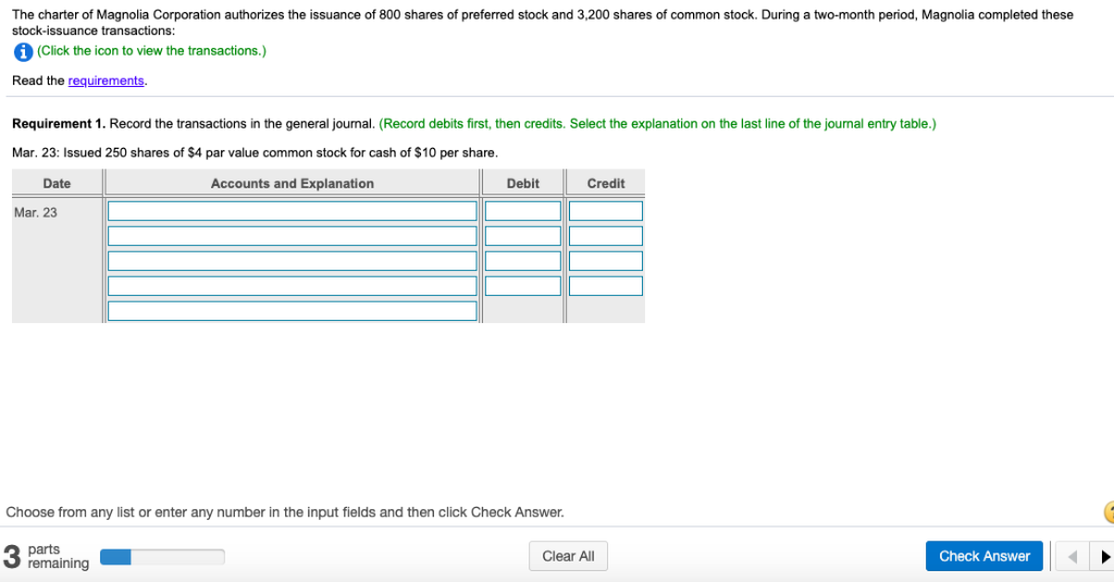 Solved Requirements Record the transactions in the general | Chegg.com