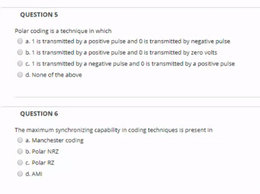 Solved QUESTIONS Polar coding is a technique in which a. 1 | Chegg.com