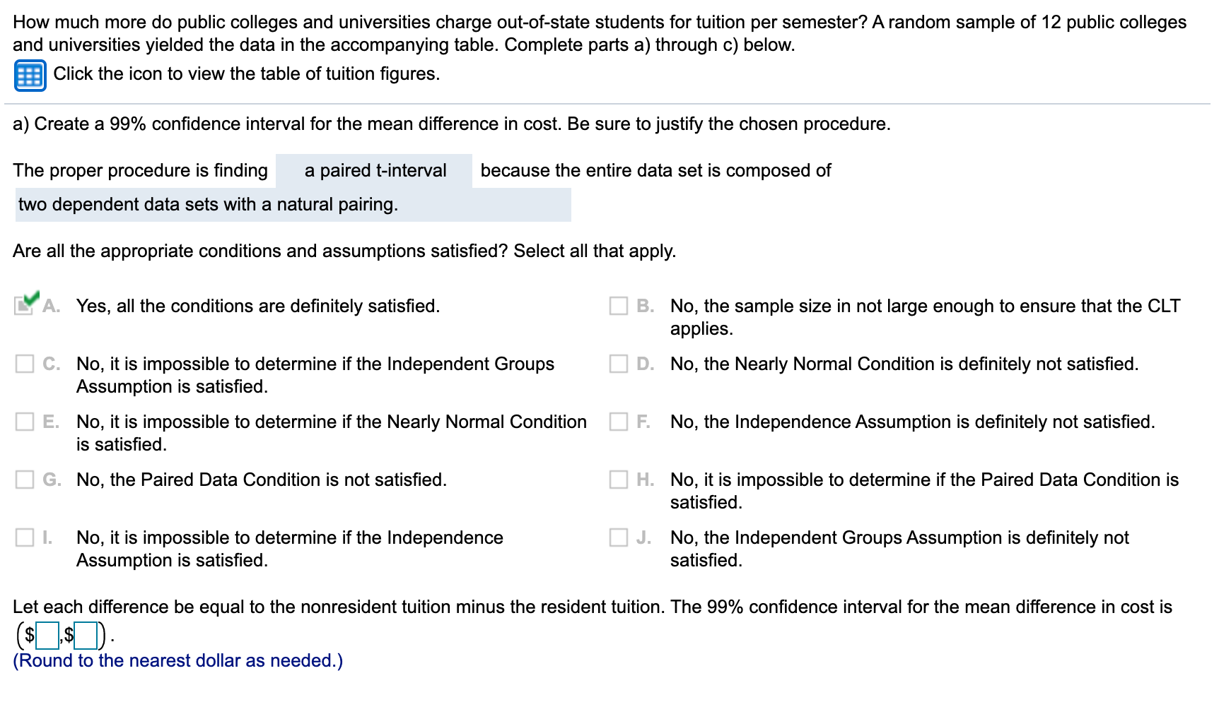 Solved How much more do public colleges and universities