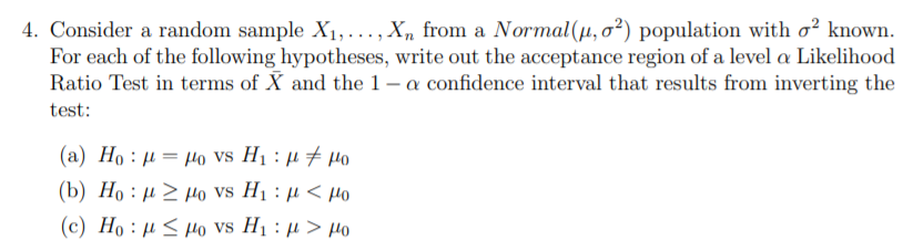 4 Consider A Random Sample X1 From A Chegg Com