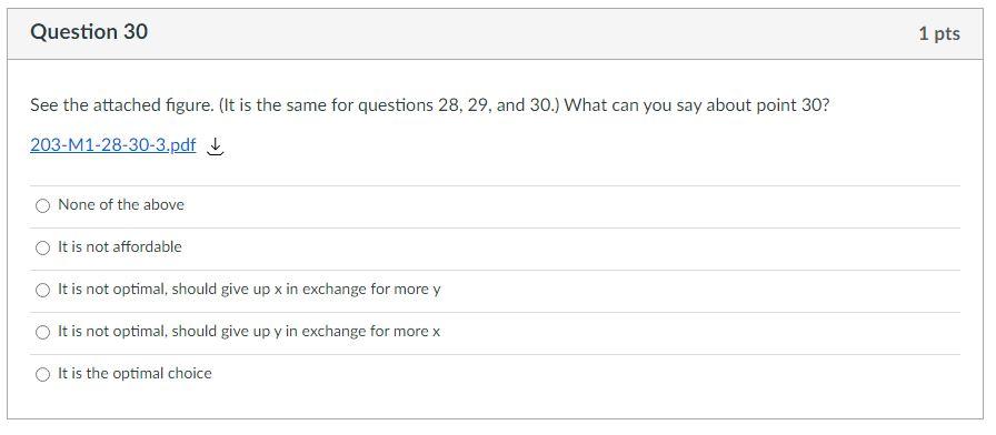 Solved Question 30 1 pts See the attached figure. (It is the | Chegg.com