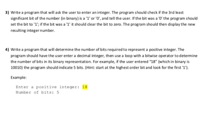 Solved Write a program that will ask the user to enter an | Chegg.com
