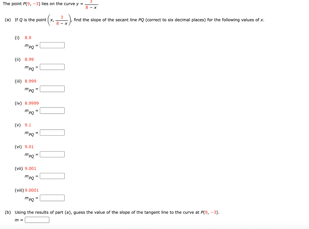 Secant to tangent picture