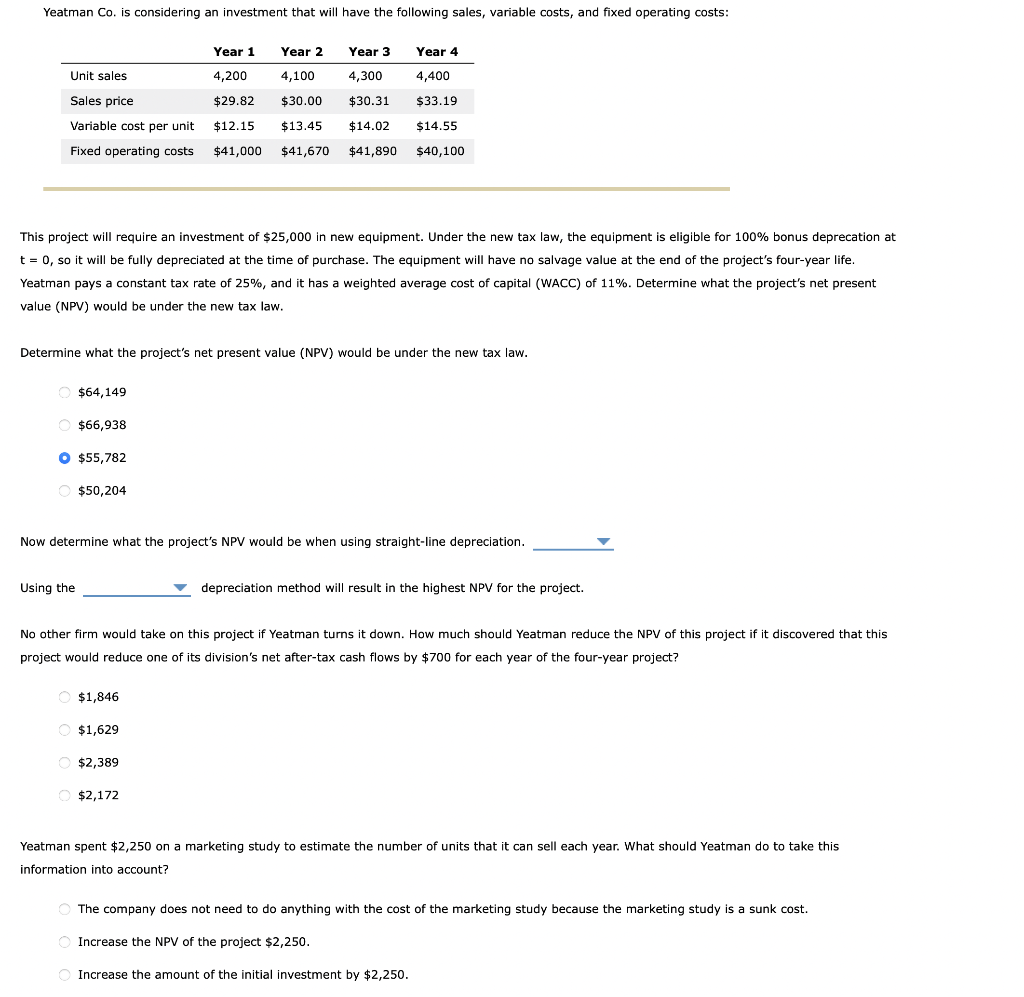 Solved This project will require an investment of 25,000 in