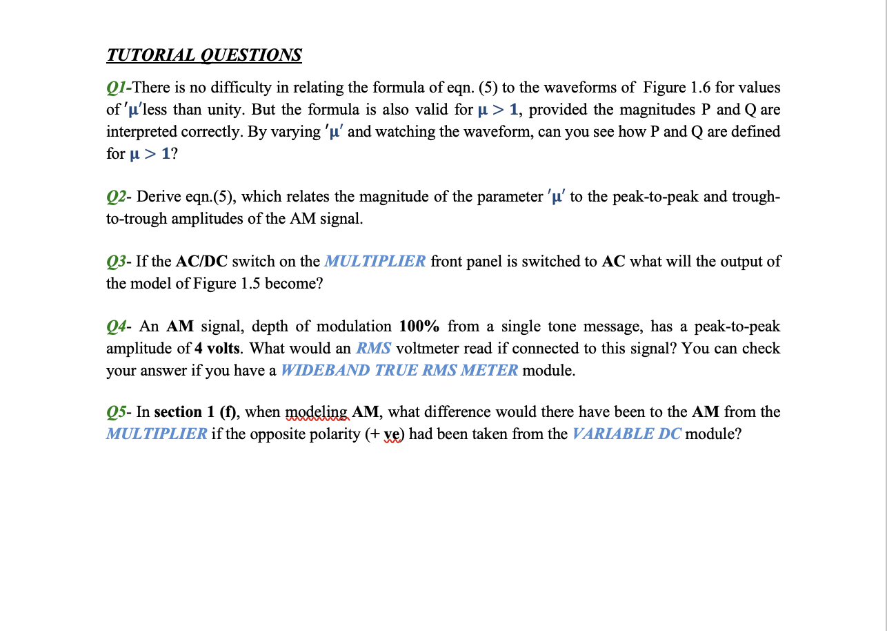 Amplitude Modulation (AM) Objectives 1) Learn how to