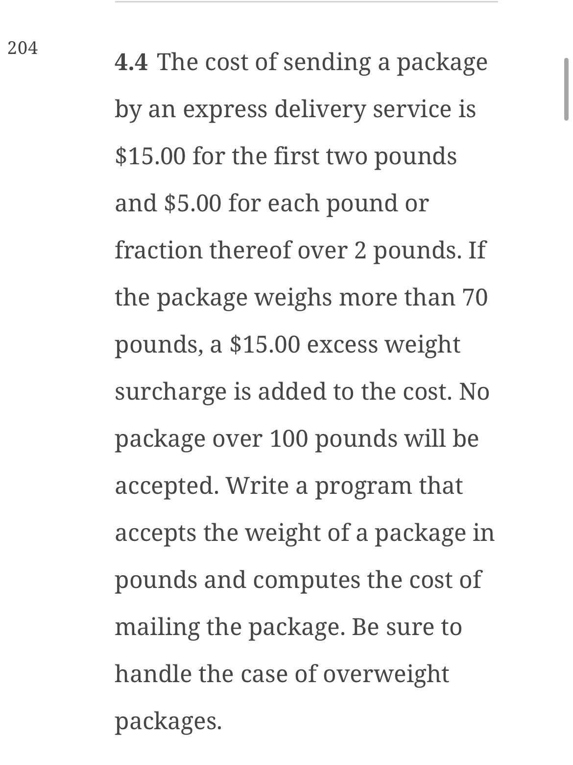 Cost of deals mailing a package