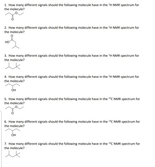 Solved 1. How many different signals should the following | Chegg.com