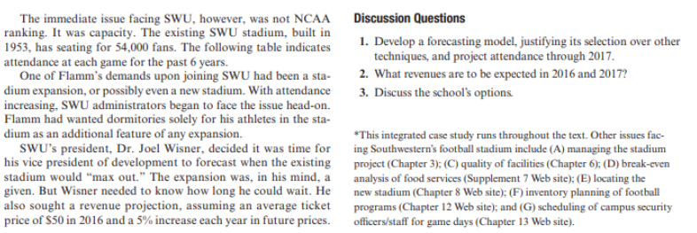 southwestern university case study b solution