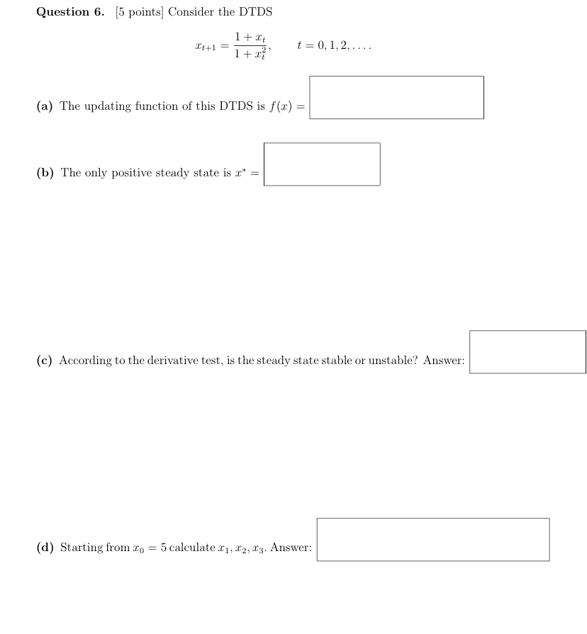 Solved Please answer all 4 parts of the question with | Chegg.com
