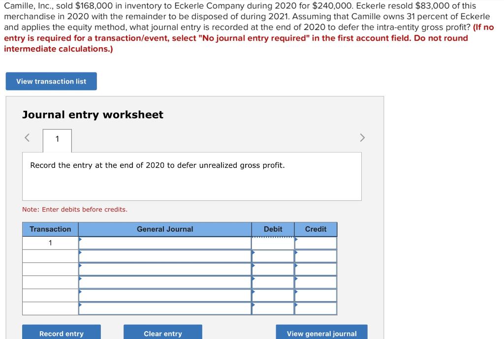 solved-camille-inc-sold-168-000-in-inventory-to-eckerle-chegg