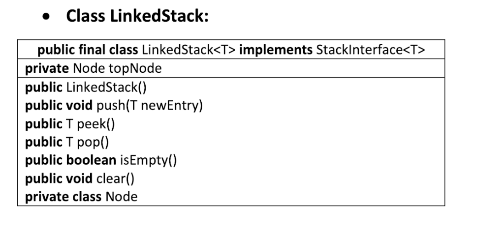 reading linked list stack backwards