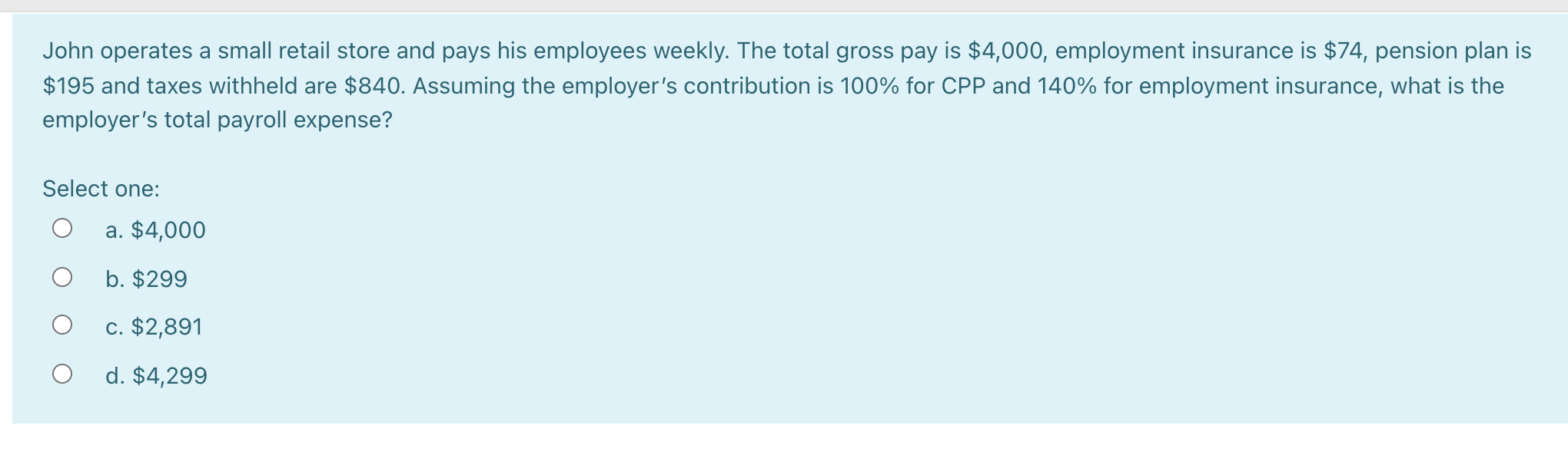 Solved John operates a small retail store and pays his