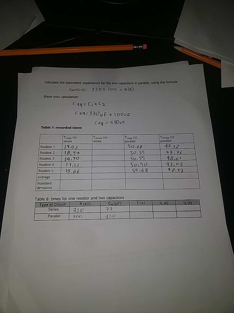 Solved Please Help Me Fill The The Tables From My Lab Cor Chegg Com