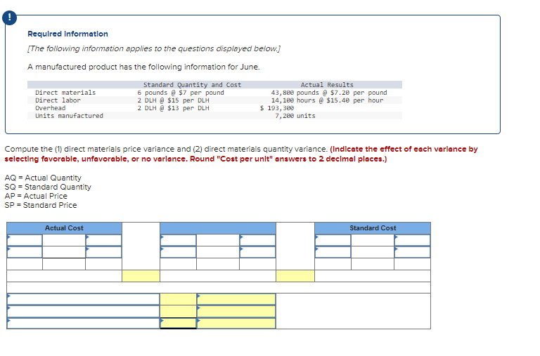 Solved Requlred Informetion [The following information | Chegg.com