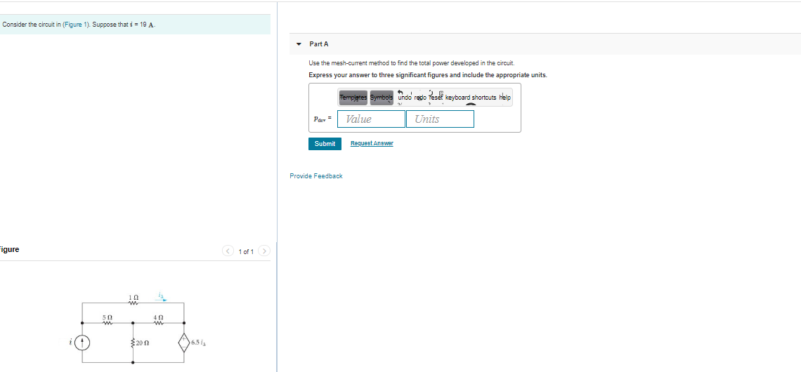Solved Consider the circuit in (Figure 1). Suppose that i = | Chegg.com