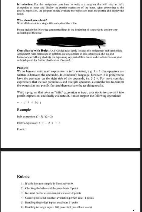 Solved Introduction: For this assignment you have to write a | Chegg.com