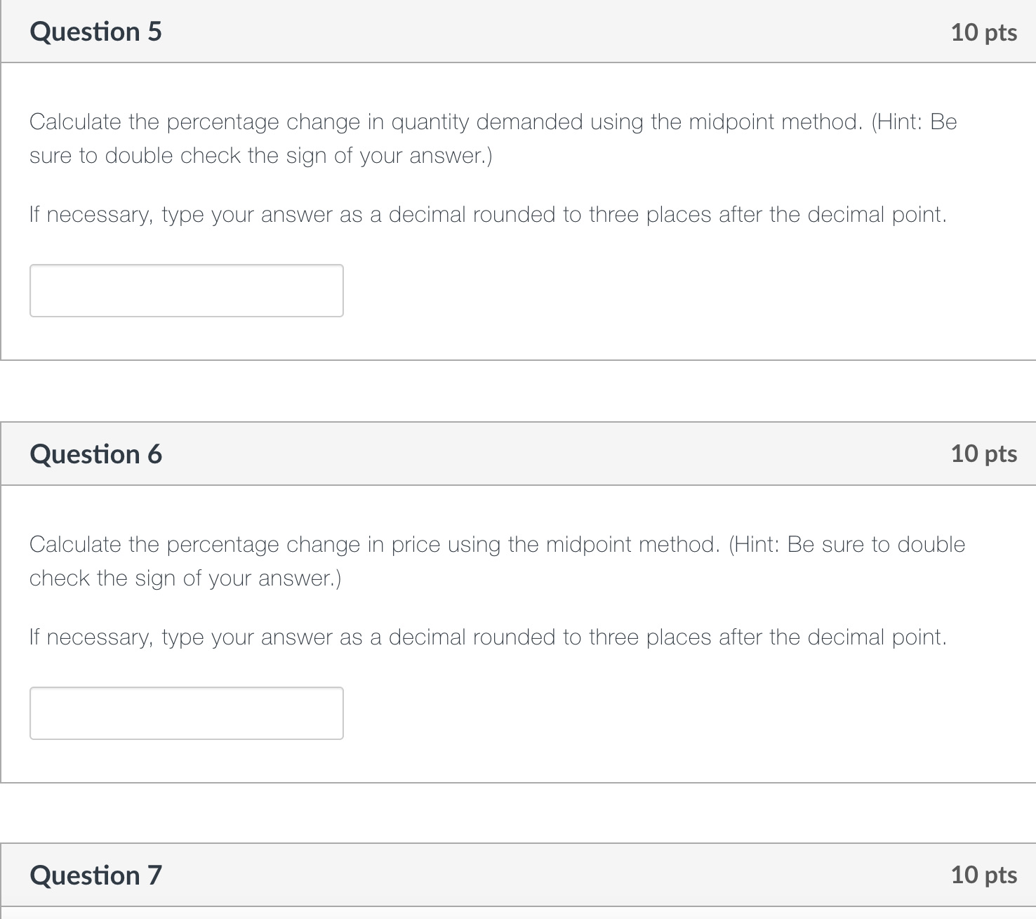 Solved Use the following information to answer questions 1 | Chegg.com