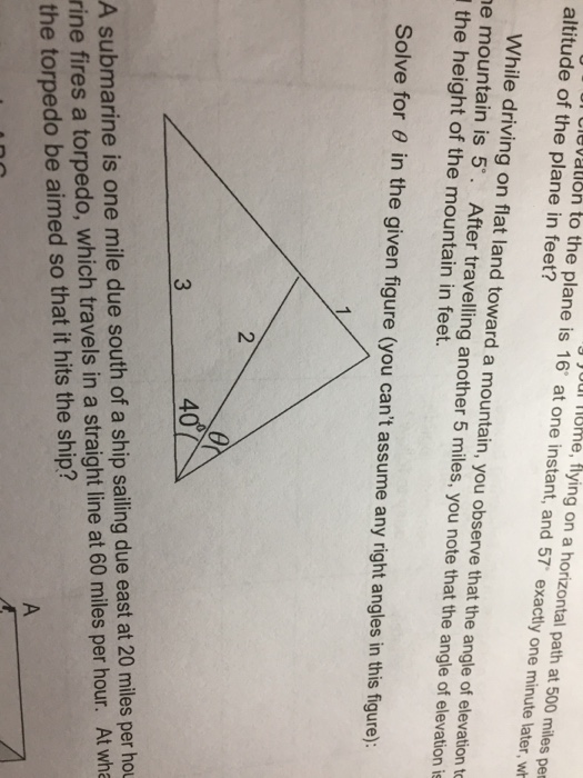 Solved Solve for theta in the given figure( you can’t assume | Chegg.com