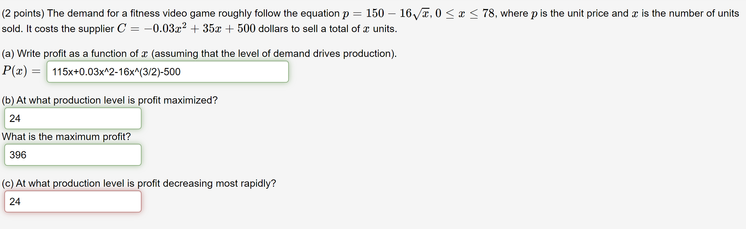 Solved I only need hep with part C. Please help me figure | Chegg.com