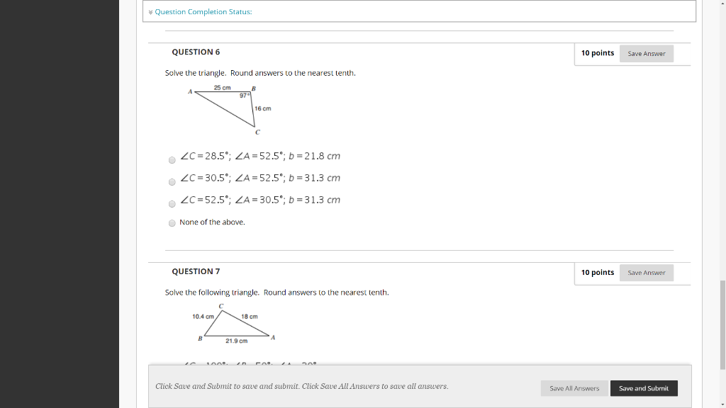 Solved Question Completion Status: QUESTION 6 10 points Save | Chegg.com
