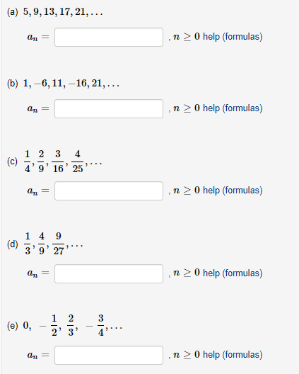 Solved Find Explicit Formulas For The Sequences Whose | Chegg.com