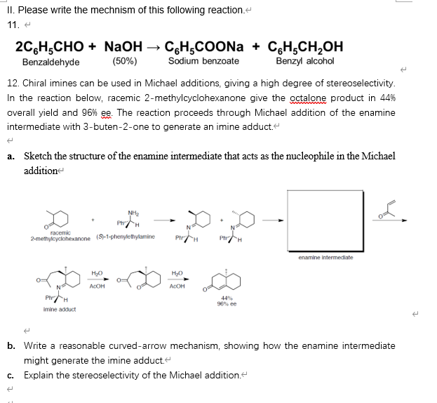 Phản ứng giữa C6H5CH2OH và NaOH
