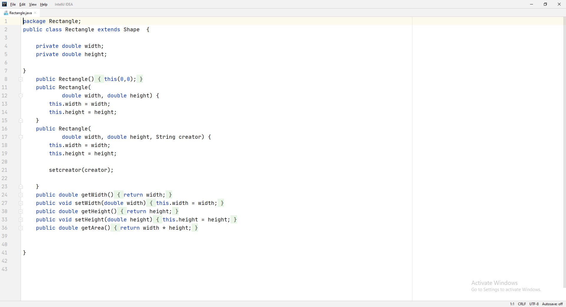 I am trying to create this Java program by creating a | Chegg.com