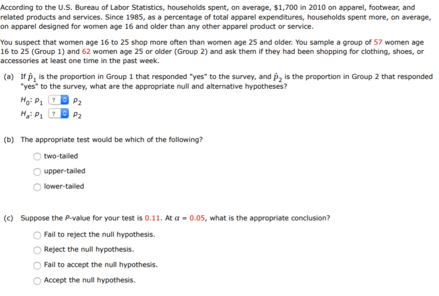 Solved According To The U.S. Bureau Of Labor Statistics, | Chegg.com