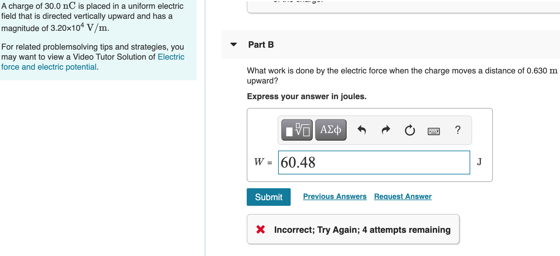 Solved = Two point charges q1 2.30 nC and q2 = 6.00 nC are