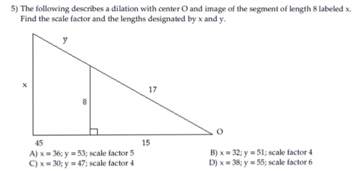 how-to-find-the-center-of-dilation-and-scale-factor