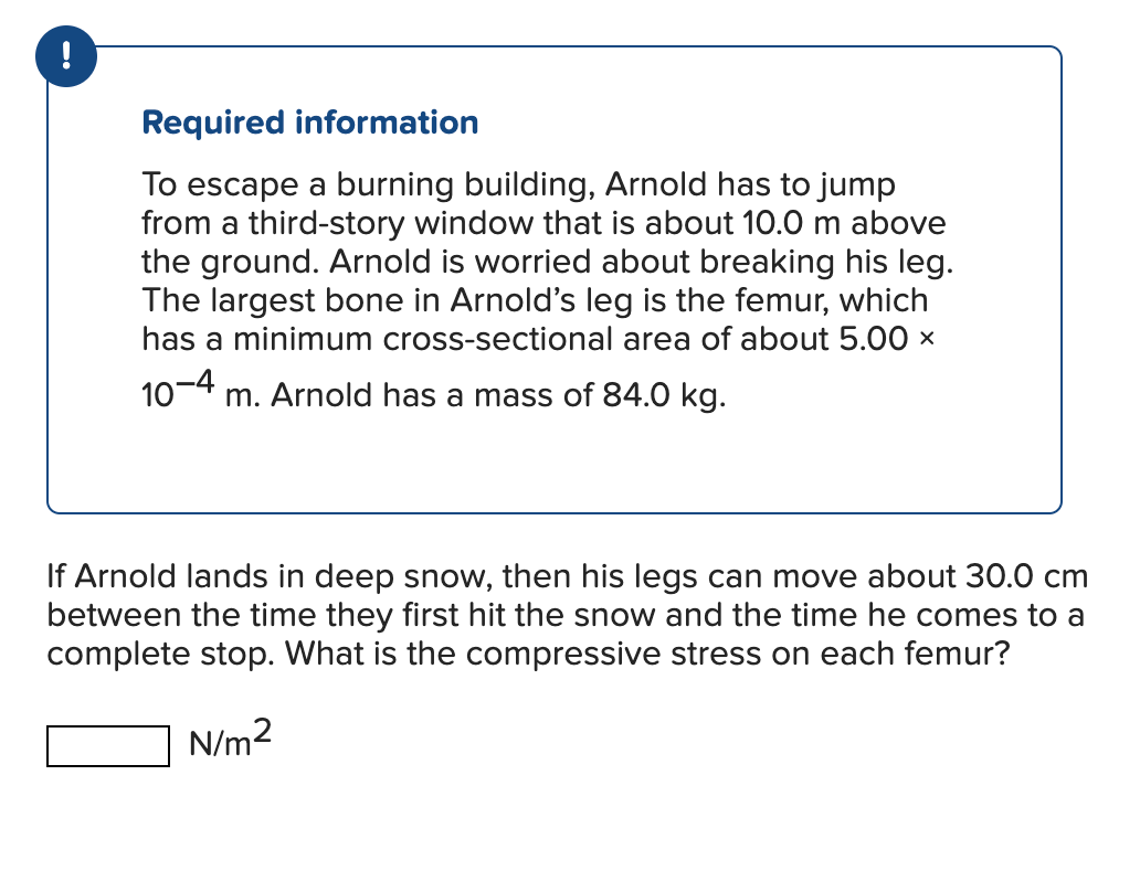 Solved !Required InformationTo Escape A Burning Building, | Chegg.com ...