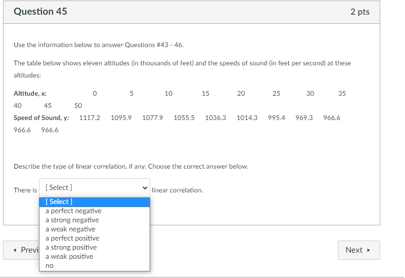 Solved Use the information below to answer Questions \#43 - | Chegg.com