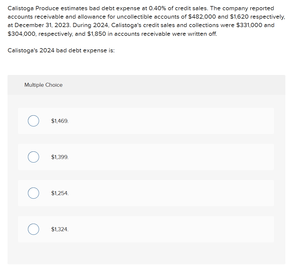 solved-calistoga-produce-estimates-bad-debt-expense-at-0-40-chegg