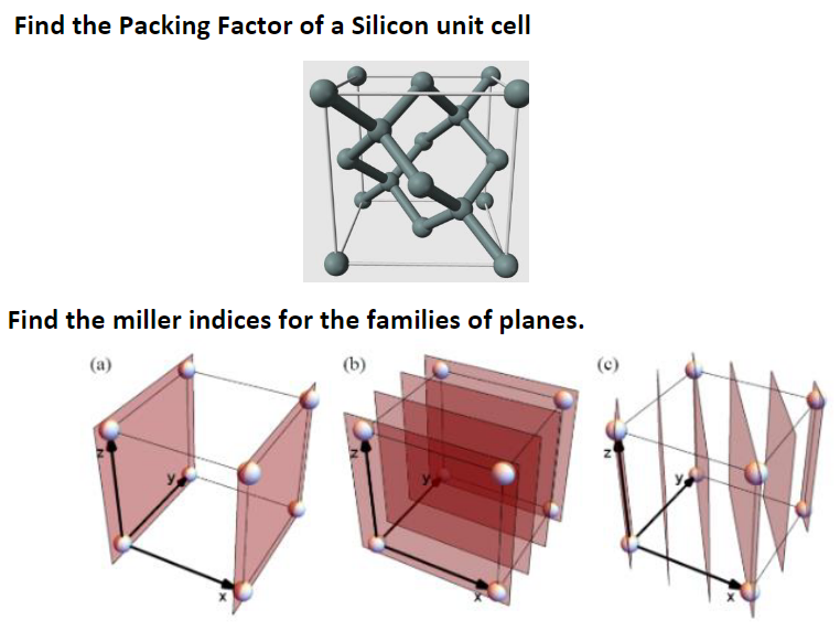 Solved Find the Packing Factor of a Silicon unit cell Find | Chegg.com