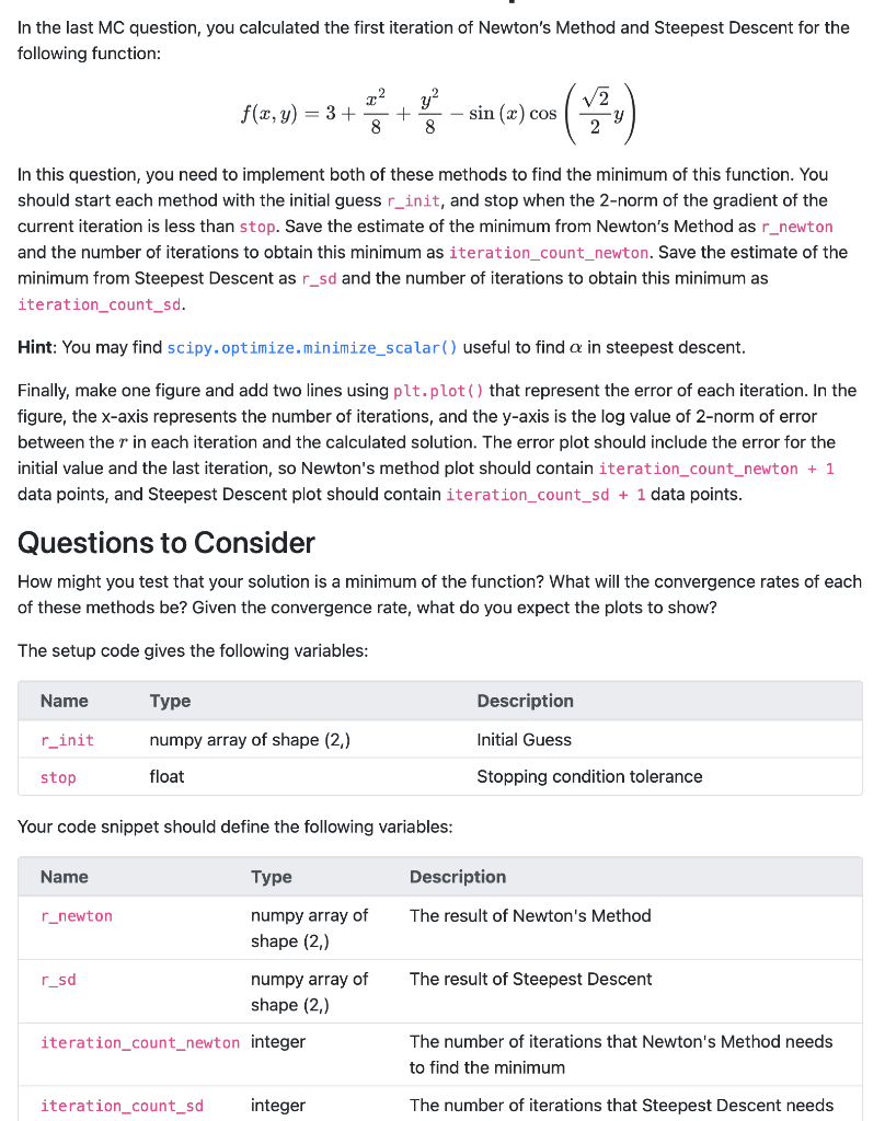 The Steepest Descent Algorithm. With an implementation in Rust., by  applied.math.coding