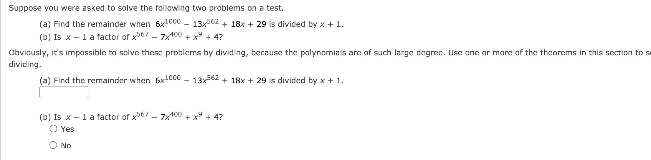 Solved Suppose you were asked to solve the following two | Chegg.com
