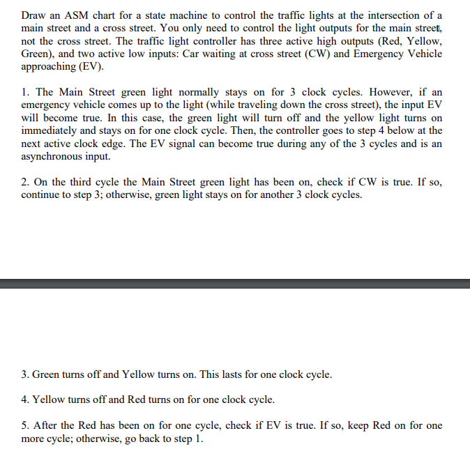 Draw an ASM chart for a state machine to control the | Chegg.com