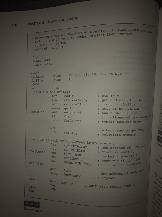 Solved In assembly language code Write a program that will | Chegg.com