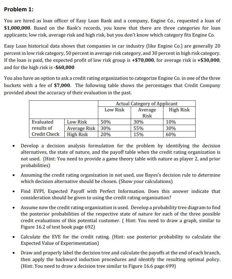 problem-1-you-are-hired-as-loan-officer-of-easy-loan-chegg