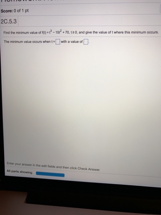 Solved Could someone please help me finish a few homework | Chegg.com